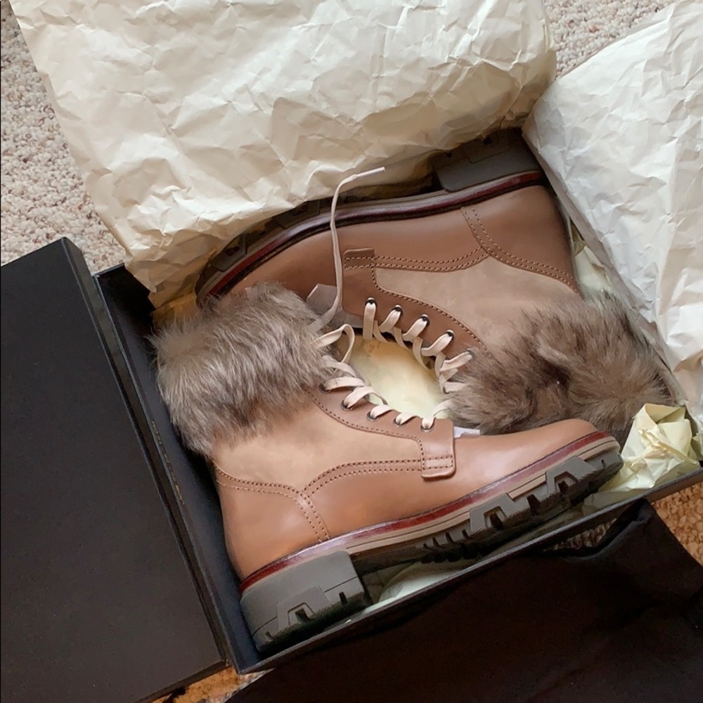 Rag and Bone Shiloh Boot with real fur NEW ‼️